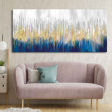 Modern Abstract Design - Large Canvas Wall Painting | Size 2x4 Feet