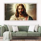 Jesus with Crown of Light – Heavenly Blessings Portrait Art