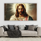 Jesus with Crown of Light – Heavenly Blessings Portrait Art