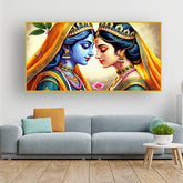 Radha Krishna Wall Hanging Art – Premium Canvas art