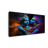 Radha Krishna Eternal Bond – Spiritual Wall Art for Home, Room, or Hotel Décor | Size 2x4 feet
