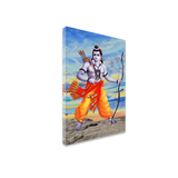 Lord Ram Wall Art canvas painting for living room,bedroom, office, hotel et. big size 24x48 inch ready to hang