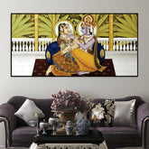 Shrinathji Krishna Premium Pichwai Wall Decor Painting