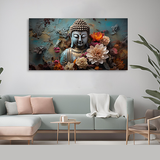 Tranquil Buddha artwork on canvas for modern interior décor