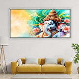 Blessings of Ganesha Canvas Art | Peace & Prosperity Wall Decor