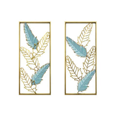 Aureate Petals Frame Metal Art Wall