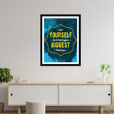 Set Yourself   Up to Tackle Your Biggest   Challenges Premium Motivational Quotes Photo Frame