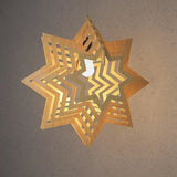 Modern Design Star Shape Wooden Ceiling Lamp For Home Decoration Living Room