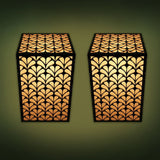 Premium Wooden Wall Lamp Pendant Light Modern Lamp Set Of 2 Pc