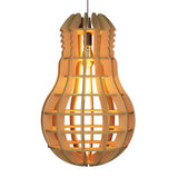 Modern Design Sphere Bulb Wooden Ceiling Lamp For Home Decoration Living Room 1