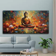 Buddha in Landscape Canvas Art – Enlighten Your Space