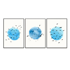 Flying Birds Dual Perspective Frames Set Of 3