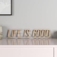 Life is Good LED Neon Light (Available in Multiple Colors)