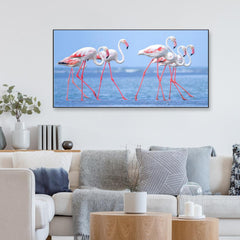 Tropical Flamingo Framed Wall Art
