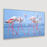 Tropical Flamingo Framed Wall Art