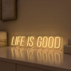 Life is Good LED Neon Light (Available in Multiple Colors)