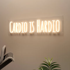 Cardio Is Hardio LED Neon Light (Available in Multiple Colors)