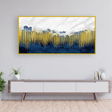 Modern Abstract Waves Canvas Painting | Size 2x4 Feet