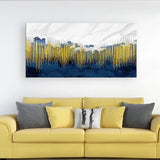 Modern Abstract Waves Canvas Painting | Size 2x4 Feet