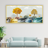 Majestic Deer in Forest Canvas Art | 4x2 Feet Nature Wall Painting