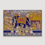 The Royal Procession Traditional Framed Wall Art