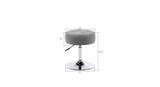 Grey Color Deria  Vanity Stool