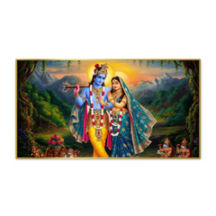 Elegant Radha Krishna Painting – Grace Your Space With Divinity