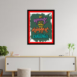 Set Yourself Tackle Your Biggest Challenges Premium Motivational Quotes Photo Frame