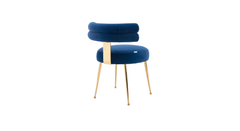 Blue Swizzy Aceent Chair