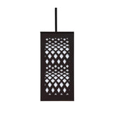 Stylish Diamond Pattern Pendant for Home Lighting