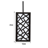 Unique Geometric Wood Light Fixture