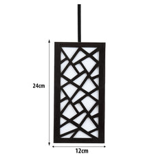Unique Geometric Wood Light Fixture