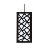 Unique Geometric Wood Light Fixture