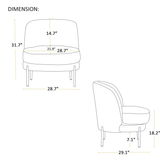 Orange Addaly Accent Chair