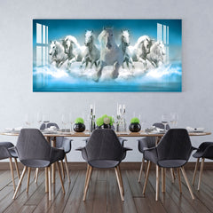 Horse Acrylic Wall Painting for Luxury Interiors – Designer Wall Art