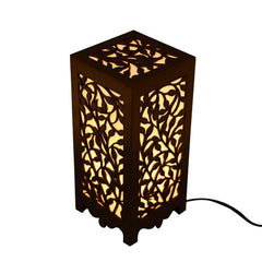 Leaf Cascade Lamp - Nature-Inspired Wooden Light