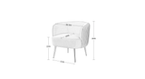 Peach Leiser Accent Chair