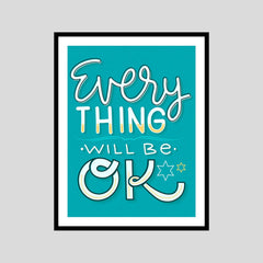 Every Thingy Will B?. Ok Motivational Posters Wall Frames for Students, Business, Employees, Startup