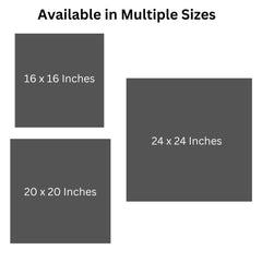 Madhubani Art Canvas Painting with Floating Frame for Home Décor