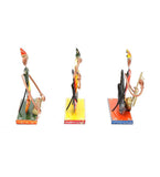 Small musician Set Of 3 table decor