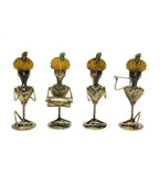 Musician man Set Of 4 table decor