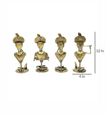 Musician man Set Of 4 table decor