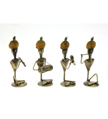 Musician man Set Of 4 table decor