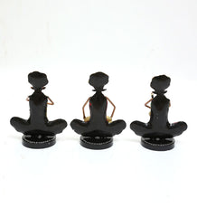 Sardar musician Figurine Set Of 3 table decor