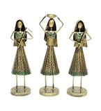 Narega lady Figurine Set Of 3 table decor
