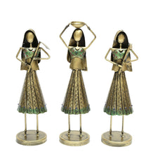 Narega lady Figurine Set Of 3 table decor
