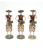 Musician Human Figurine Set Of 3 table decor