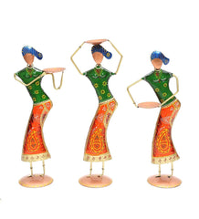 Lady farmer Figurine Set Of 3 table decor