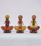 Sitting Men Mini musician  Set of 3 table decor