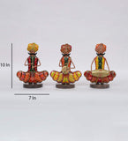 Sitting Men Mini musician  Set of 3 table decor